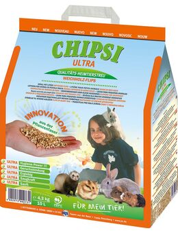 Chipsi Ultra Heimtierstreu - 2 x 10 Liter (4,5 kg)
