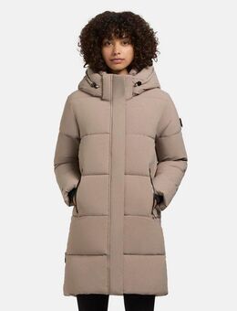 khujo Steppmantel Haya Matt-YM Warmer gesteppter Damen Kurzmantel