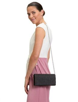 Vera Mont Abendtasche Vera Mont Damen Clutch-Tasche im Glitzer-Look, Falten