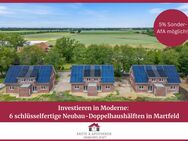 Investieren in Moderne: 6 schlüsselfertige Neubau-Doppelhaushälften in Martfeld - Martfeld