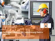 Techniker / Meister mit Fachrichtung Elektro (m/w/d) - Ulm