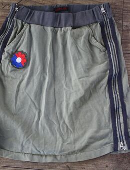 REPLAY Jerseyrock mit Reissverschluss Vintage Used S 36 Khaki 90er 2000er Y2k - Hoppegarten