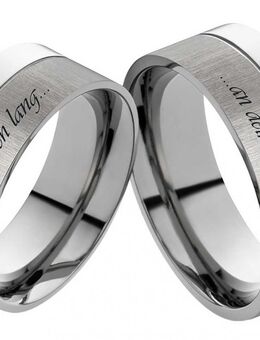 Liebevolle Botschaft auf Titanringen T084 - Aholming