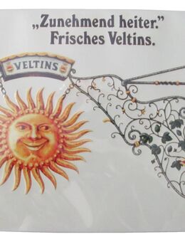 Veltins - Retro Blechschild Nr.4 - Zunehmend heiter. Frisches Veltins. - 29,5 x 21 cm - Doberschütz