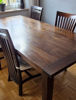 Essgruppe Teakholz - Rosenheim Zentrum