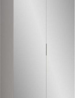 HBZ Schuhschrank Lincoln mit Spiegel, BxHxT 80x190x35 cm (1-St) Schuhschrank mit 2 Spiegeltüren, 9 Einlegeböden, 2 feste Böden
