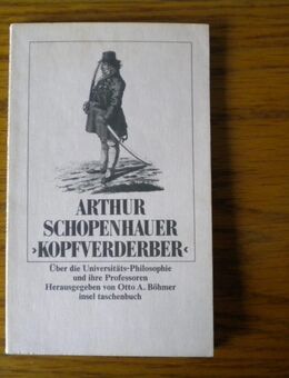 Kopfverderber,Arthur Schopenhauer,Insel Verlag,1982 - Linnich