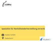 Spezialist für Notfallwiederherstellung (m/w/d) - Paderborn