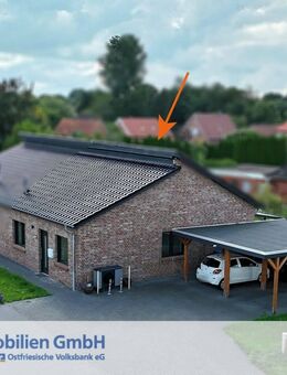 Wohnen auf einer Ebene! Neuwertige Doppelhaushälfte in zentraler Lage von Warsingsfehn! - Moormerland