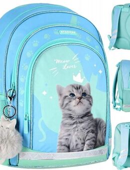 Schulrucksack für Mädchen - Katze, Klasse 1-3 Set3452 - Wuppertal