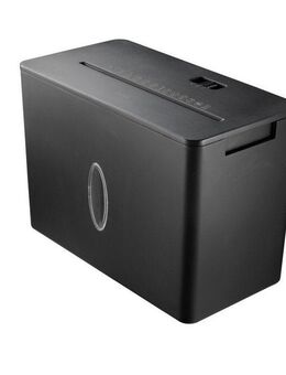 Hama Aktenvernichter Aktenvernichter Partikelschnitt (Papier + Plastik, Korb, 4 Blatt, P4), Mit Papierkorb, 4 x 33 mm Schnitzel, Automatik, Rücklauf