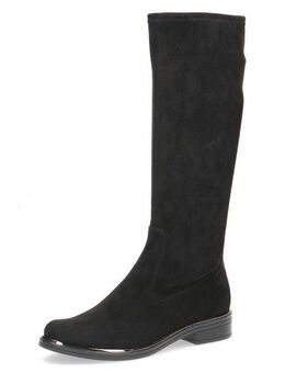 Caprice Schlupfstiefel, Blockabsatz, Langschaftstiefel in klassischer Linie, XS Schaft