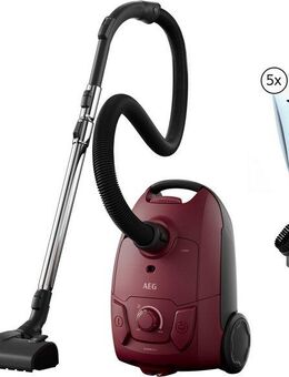 AEG Bodenstaubsauger CLEAN 5000 (AB51C1DR5B), 750 W, mit Beutel, AllFloor-Bodendüse, 5 Staubbeutel s-bag® ClasssicLongPerformance extra