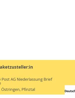 Post- und Paketzusteller:in - Östringen