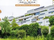 WEITBLICK: Rohbau Terrassen-Wohnung mit schönem Schnitt und drei Stellplätzen in Karlsruhe-Rüppurr - Karlsruhe