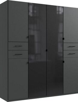 Wimex Drehtürenschrank Danzig mit Schubladen auf bequemer Höhe, mit Glastüren