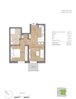 2-Zimmer-Neubauwohnung zu vermieten - Nördlingen