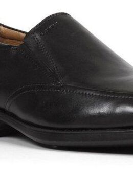 Geox UOMO FEDERICO Slipper Business Schuh, Schlupfschuh mit Blockabsatz