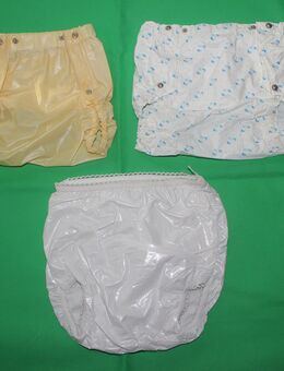 Vintage, Baby Gummihosen, PVC, Schwedenhosen, Mölny, DDR, alt - Ainring