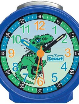 Scout Kinderwecker Friends Quarzwecker, Lernwecker,Geschenkidee, Kinderzimmer, Schulanfang, Dino