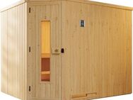 weka Sauna Varberg, BxTxH: 244 x 194 x 199 cm, 68 mm, (Set) 7,5 kW Bio-Ofen mit digitaler Steuerung