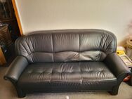 Anthrazit 3er Sofa + Sessel + voll Elektrosessel - Dortmund