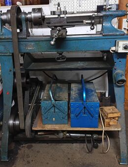 Drehbank mit Flachriemenantrieb - Rüsselsheim