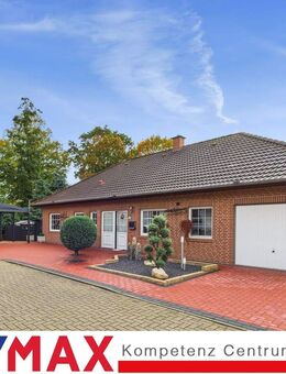 Moderner-heller Bungalow mit Traumgarten Sackgassendlage -neues Aluminium Carport Neuwertiger Sommergarten-Top Preis - Niederlangen