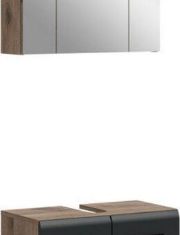 INOSIGN Badmöbel-Set FLORENZ, TOPSELLER!, 2-teilige Badkombination, hochwertige MDF-Front, (Set, 2-St., bestehend aus: 1 Waschbeckenunterschrank, 1 Spiegelschrank), Bad-Kombination, Bad-Möbel, Badezimmer, Kombination, Kombi