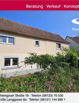 Charmante Hofreite mit Innenhof, Scheune und Garten - Saulheim