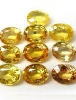 2,40 ct - ECHT , VVS ,TOP YELLOW SAPHIR LOT , OVAL FACED , Ceylon - Neubrandenburg