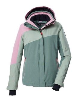 Killtec Skijacke KSW 26 WMN SKI JCKT Wind- und wasserdicht, atmungsaktiv, Colourblock-Design, PFAs-frei