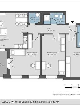Erstbezug in Citynaher Wohnlage- hochwertige 4 Zimmer Wohnung mit Balkon - Leipzig