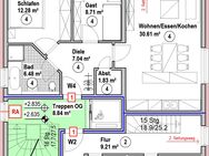 Neubau 3-Zi Eigentumswohnung Nr. 4 mit 71,36m² im 1.OG in Mettlach-Keuchingen - Mettlach