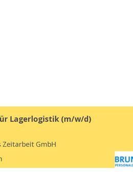 Fachkraft für Lagerlogistik (w/m/d) - Aschheim