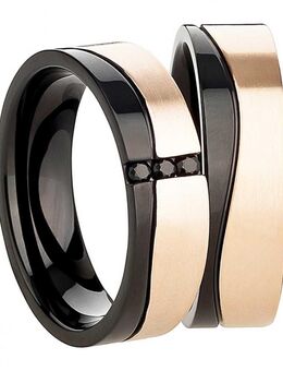 Edelstahlringe mit schwarzer Beschichtung AB3744-AB3745 - Aholming