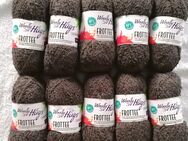 500g Frottee Garn von Wolly Hugs 100% Baumwolle dunkelbraun - Dahme