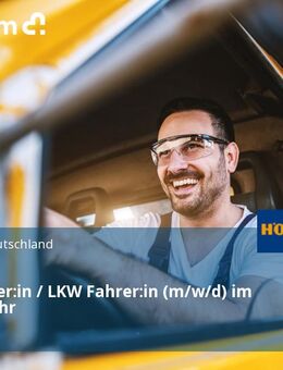 Kraftfahrer:in / LKW Fahrer:in (m/w/d) im Nahverkehr - Weyhe