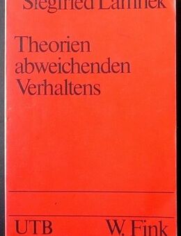 Theorien abweichenden Verhaltens - Unitaschenbuch - Niederfischbach