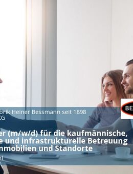 Mitarbeiter (m/w/d) für die kaufmännische, technische und infrastrukturelle Betreuung unserer Immobilien und Standorte - Harsewinkel (Mähdrescherstadt)