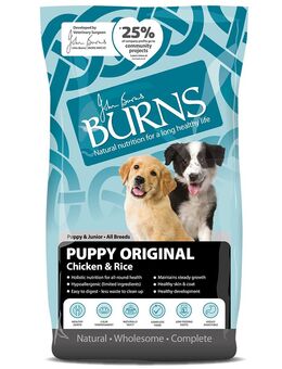 Sparpaket Burns 2 x Großgebinde - Puppy Original Chicken & Rice (2 x 12 kg)
