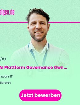 GenAI Plattform Governance Owner (m/w/d) - Heilbronn
