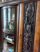 Antiquität Arbeitszimmer Jugendstil Eßtisch zum ausziehen &4 Stühle in 04157