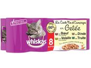 Whiskas La Carte 8 x 390 g - Meer und Landschaft in Gelee