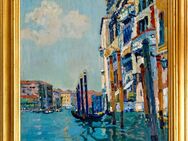 Meister-Ölgemälde GUILLAUME ROGER (1867 Paris), Canale Grande in Venedig 1908! - Berlin