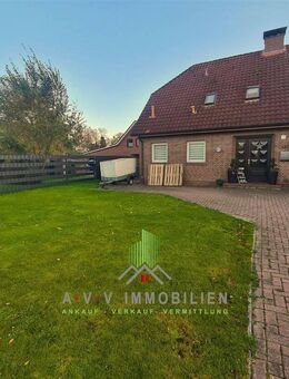 Rhauderfehn Einfamilienhaus mit Einliegerwohnung sehr gepflegt, unverbauter Blick ins Grüne - Rhauderfehn
