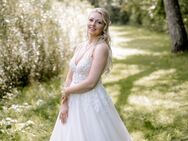 Brautkleid mit Reifrock zu verkaufen! - Gammertingen