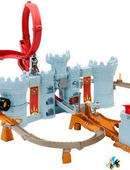 Hot Wheels Autorennbahn Mario Kart Bowsers Schloss-Rennbahn, inklusive Die-Cast-Kamek