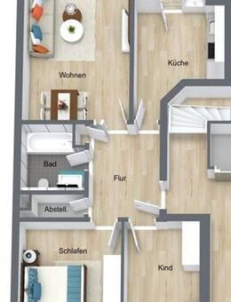 Wunderschöne 3-Zimmer-Wohnung mit Terrasse - Schkeuditz