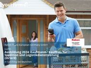 Ausbildung 2024: Kaufmann / Kauffrau für Spedition und Logistikdienstleistung (m/w/d) - Garching (München)